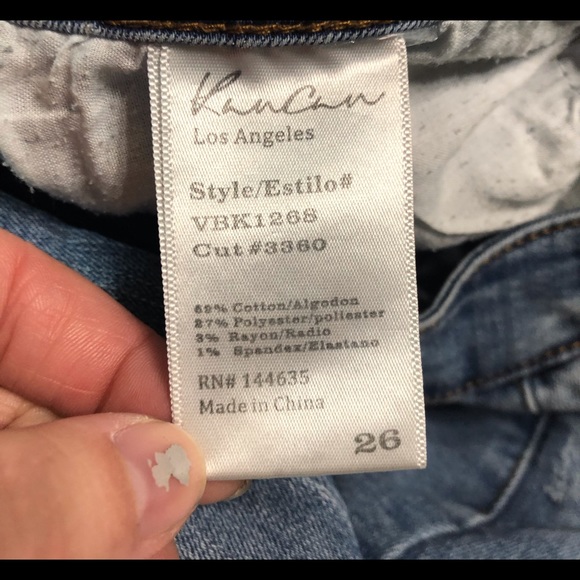 KanCan Distressed Skinny Jeans 1108 - Picture 4 of 6